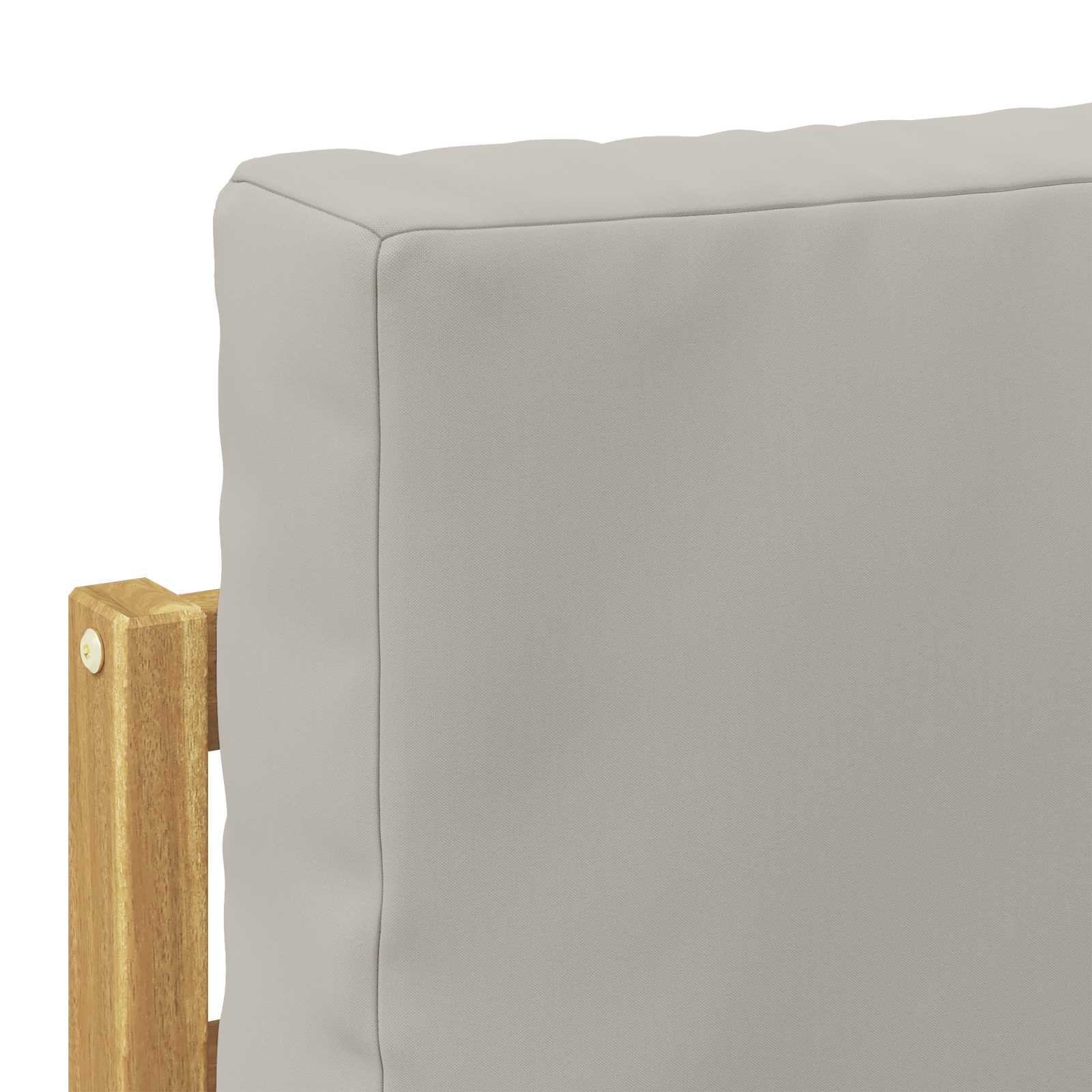 Outdoor-Sofagarnitur Polyester Weiß Weiß Und Hellgrau