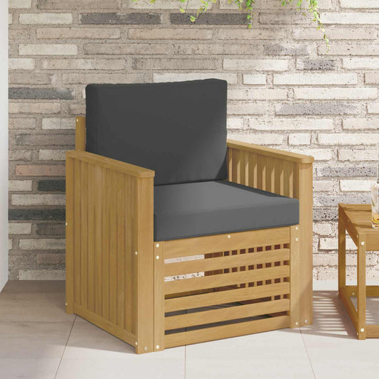 Outdoor-Sofagarnitur Polyester Weiß Weiß Und Anthrazit