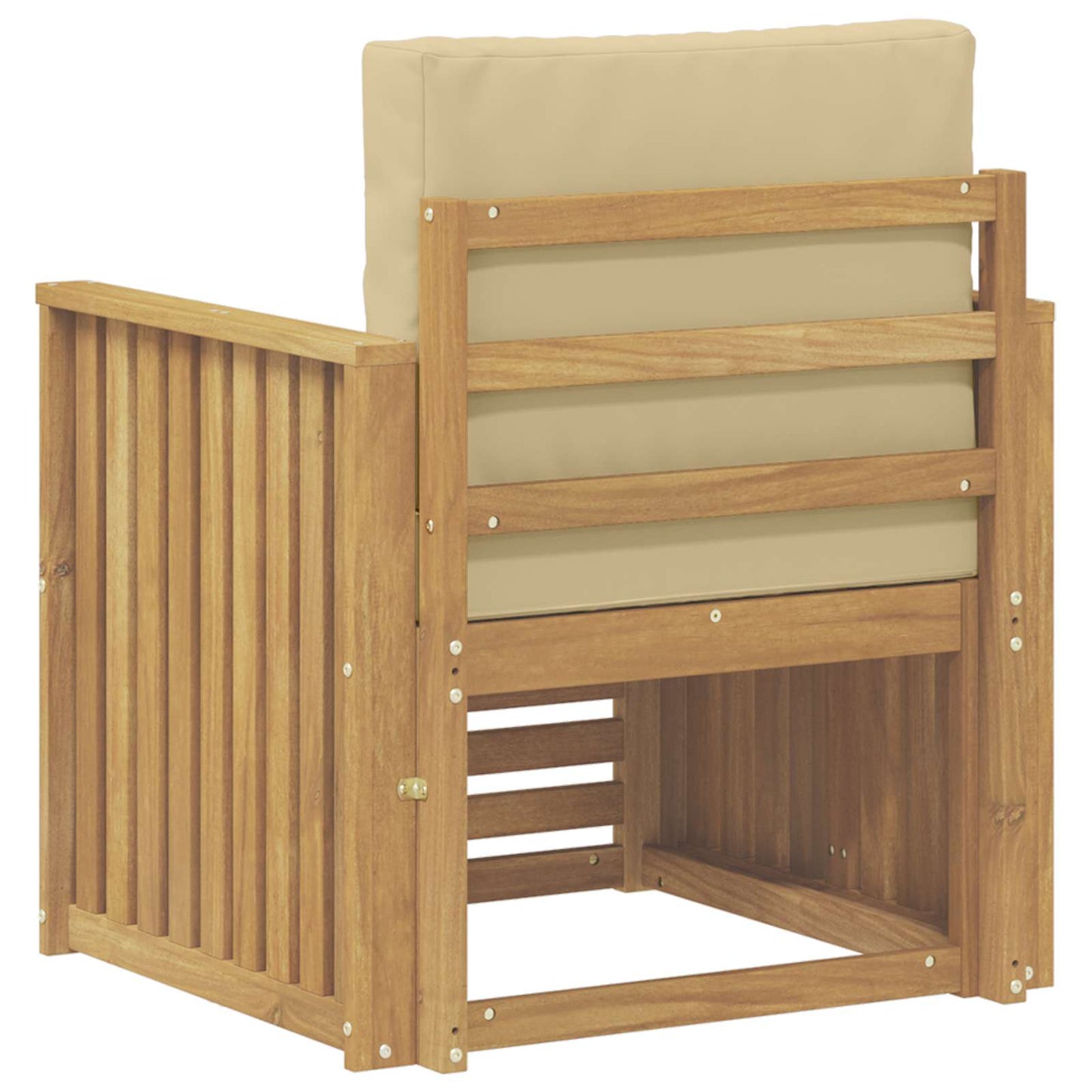 Outdoor-Sofagarnitur Polyester Weiß Weiß Und Beige
