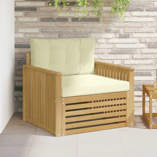 Outdoor-Sofa Polyester Weiß Weiß Und Creme
