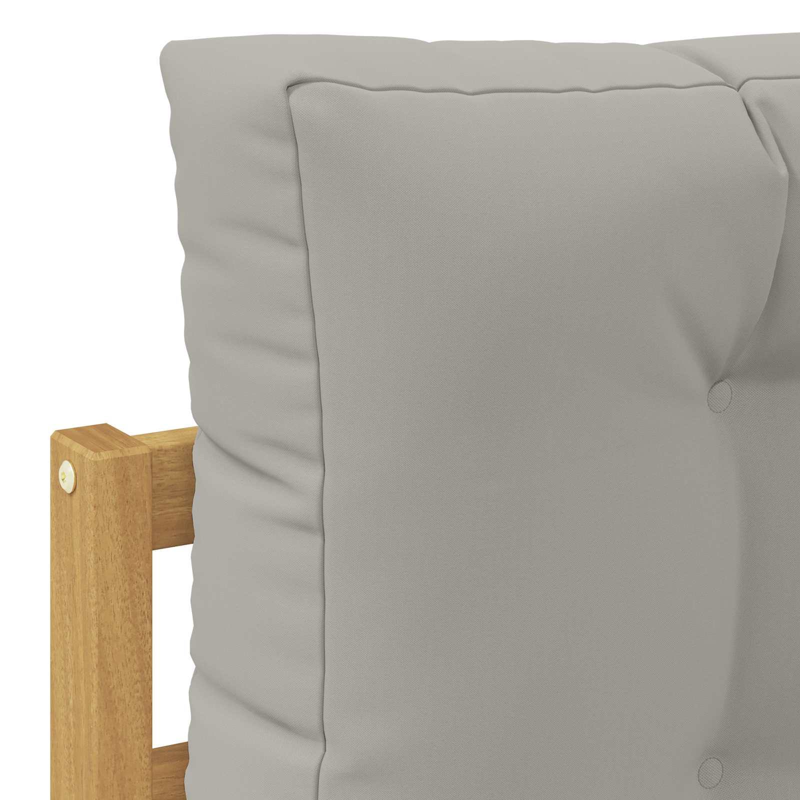 Outdoor-Sofa Polyester Weiß Weiß Und Hellgrau