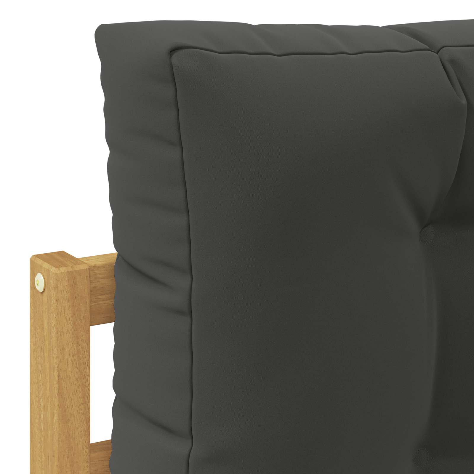 Outdoor-Sofa Polyester Weiß Weiß Und Anthrazit