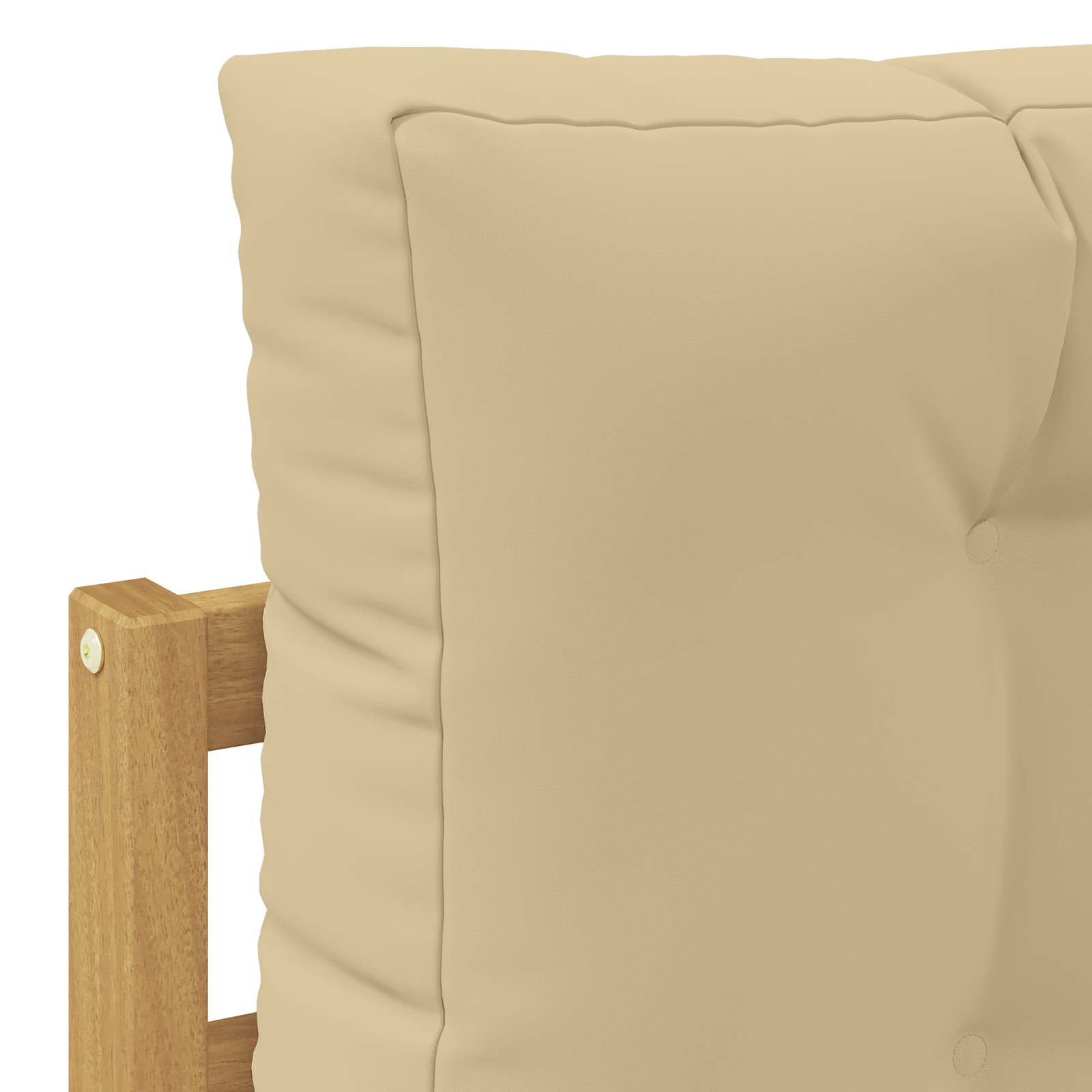 Outdoor-Sofa Polyester Weiß Weiß Und Beige