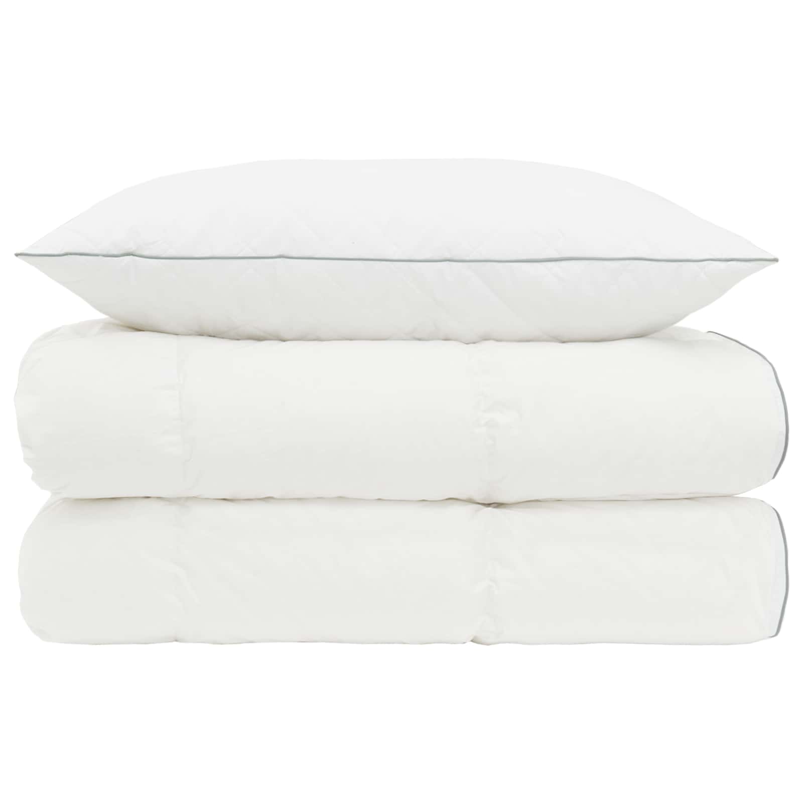 Gänsedaunen-Bettdecken-Set 90% Fulda 2 Pcs 310 Gsm