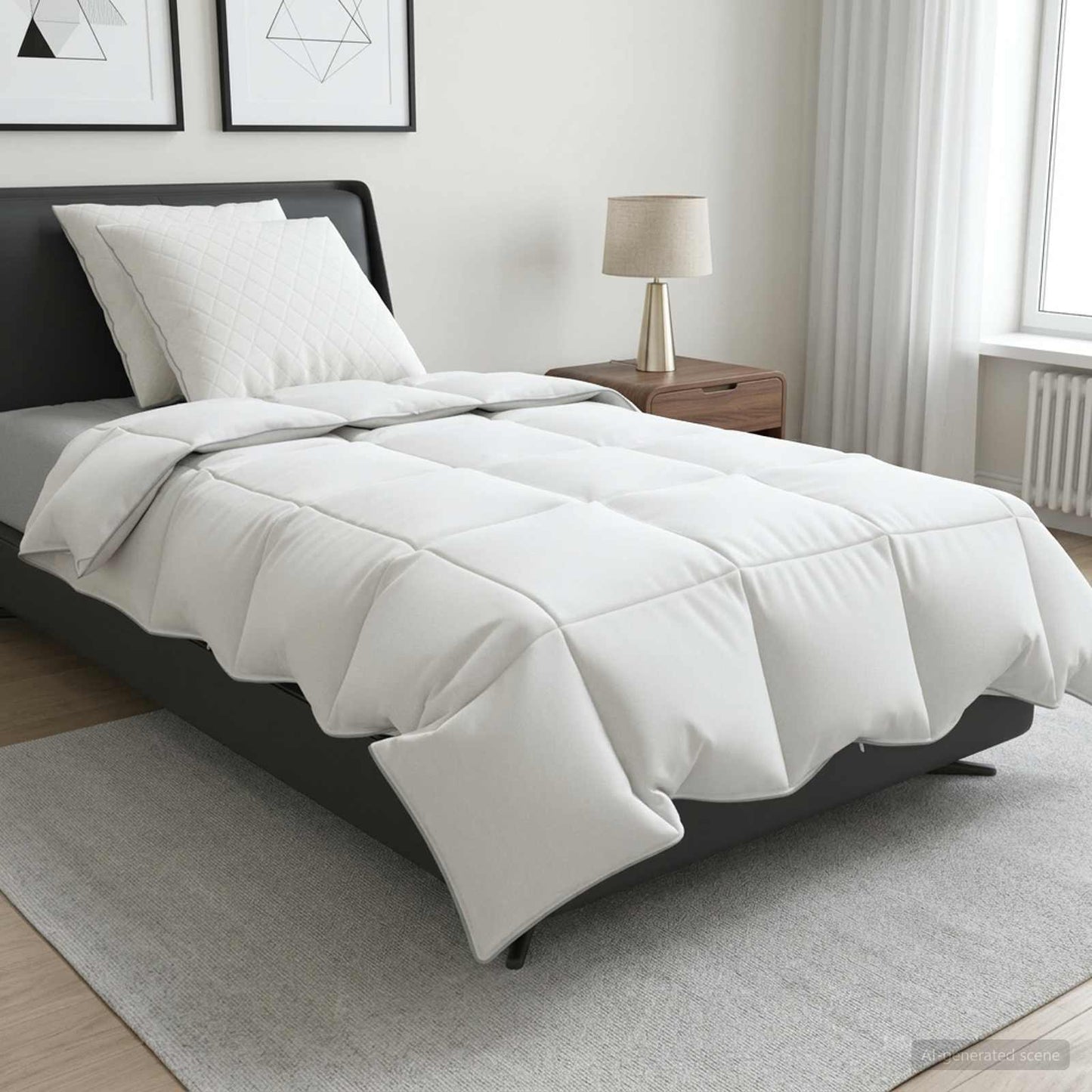 Gänsedaunen-Bettdecken-Set 90% Fulda 3 Pcs Sommer