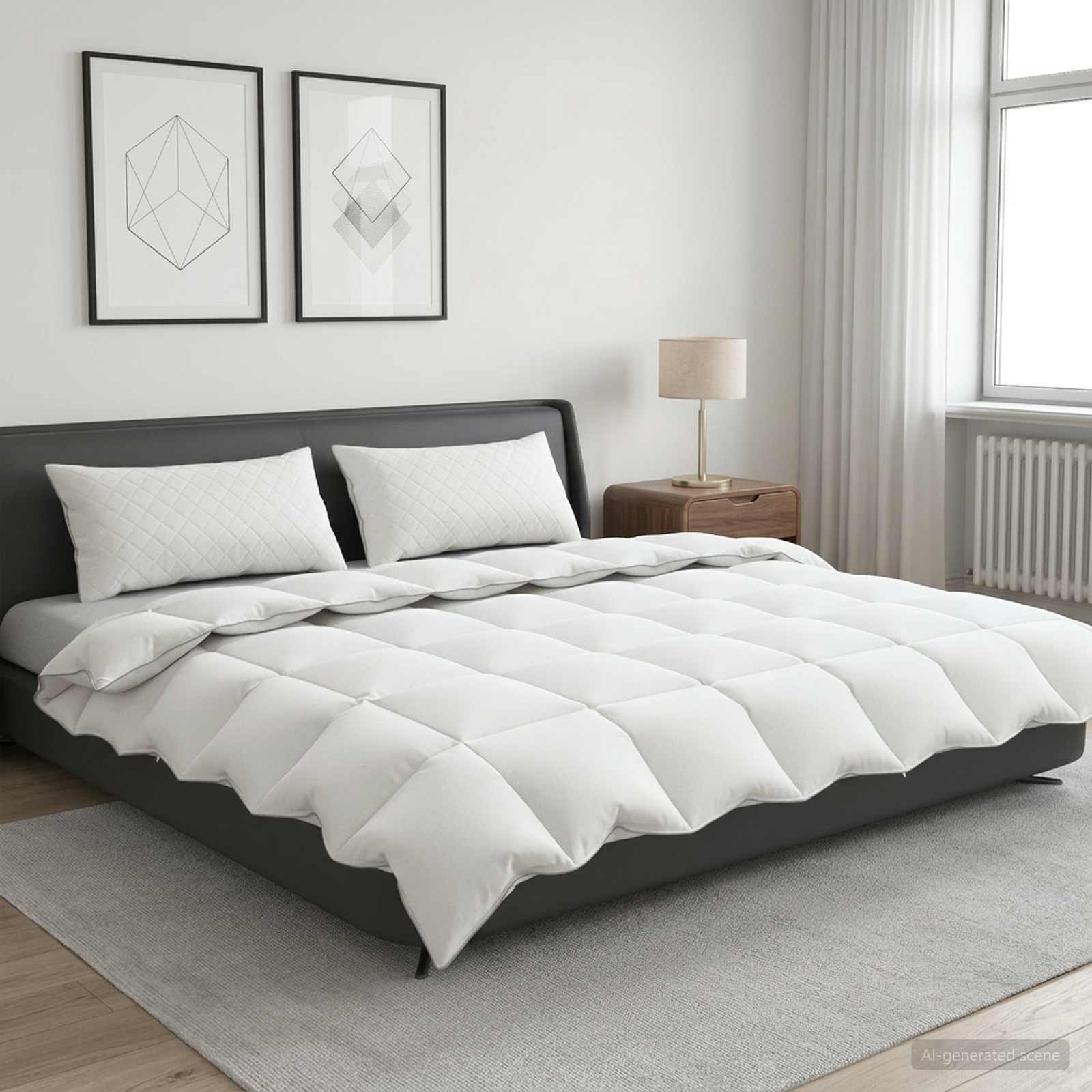 Gänsedaunen-Bettdecken-Set 90% Fulda 3 Pcs Winter