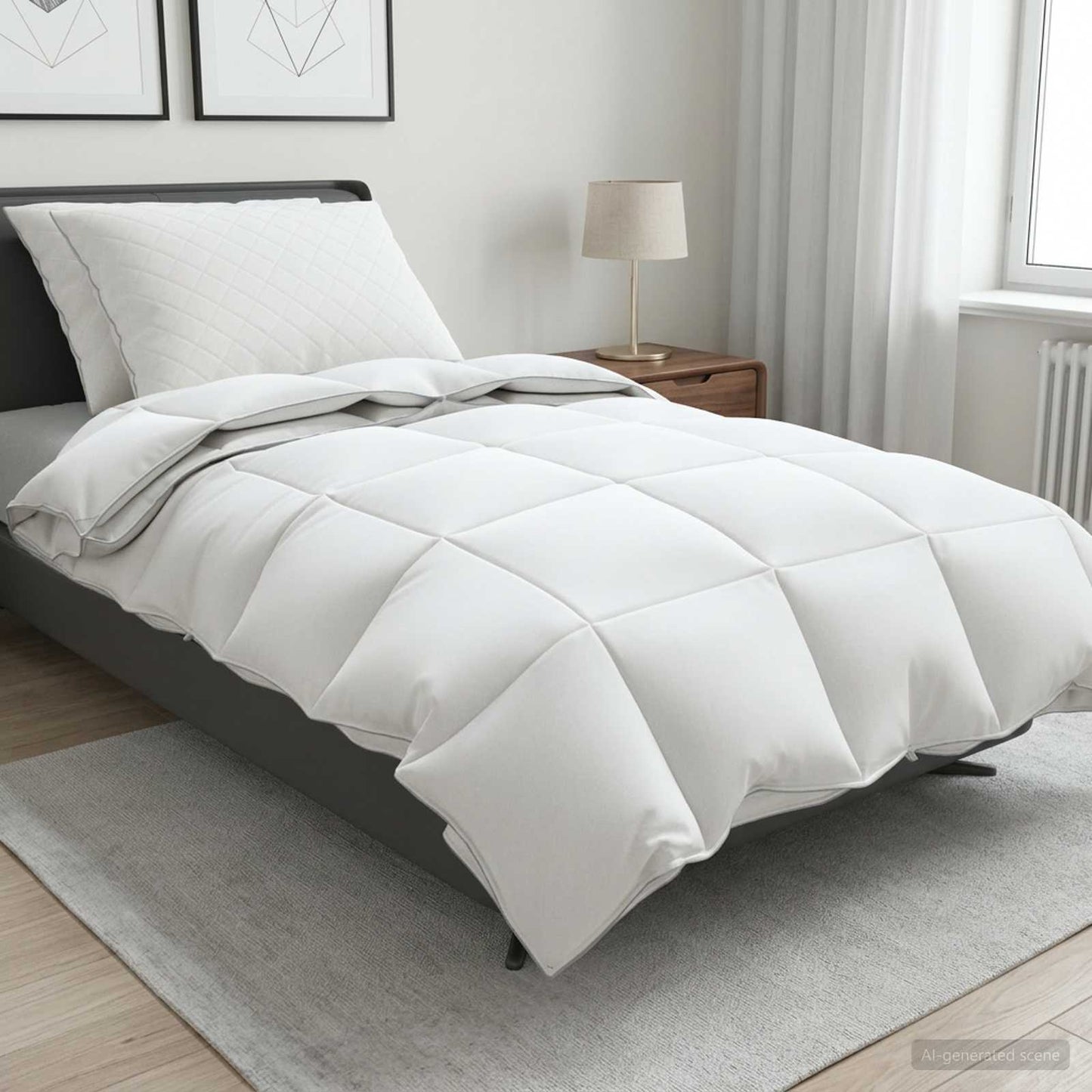 Gänsedaunen-Bettdecken-Set 90% Fulda 3 Pcs 310 Gsm