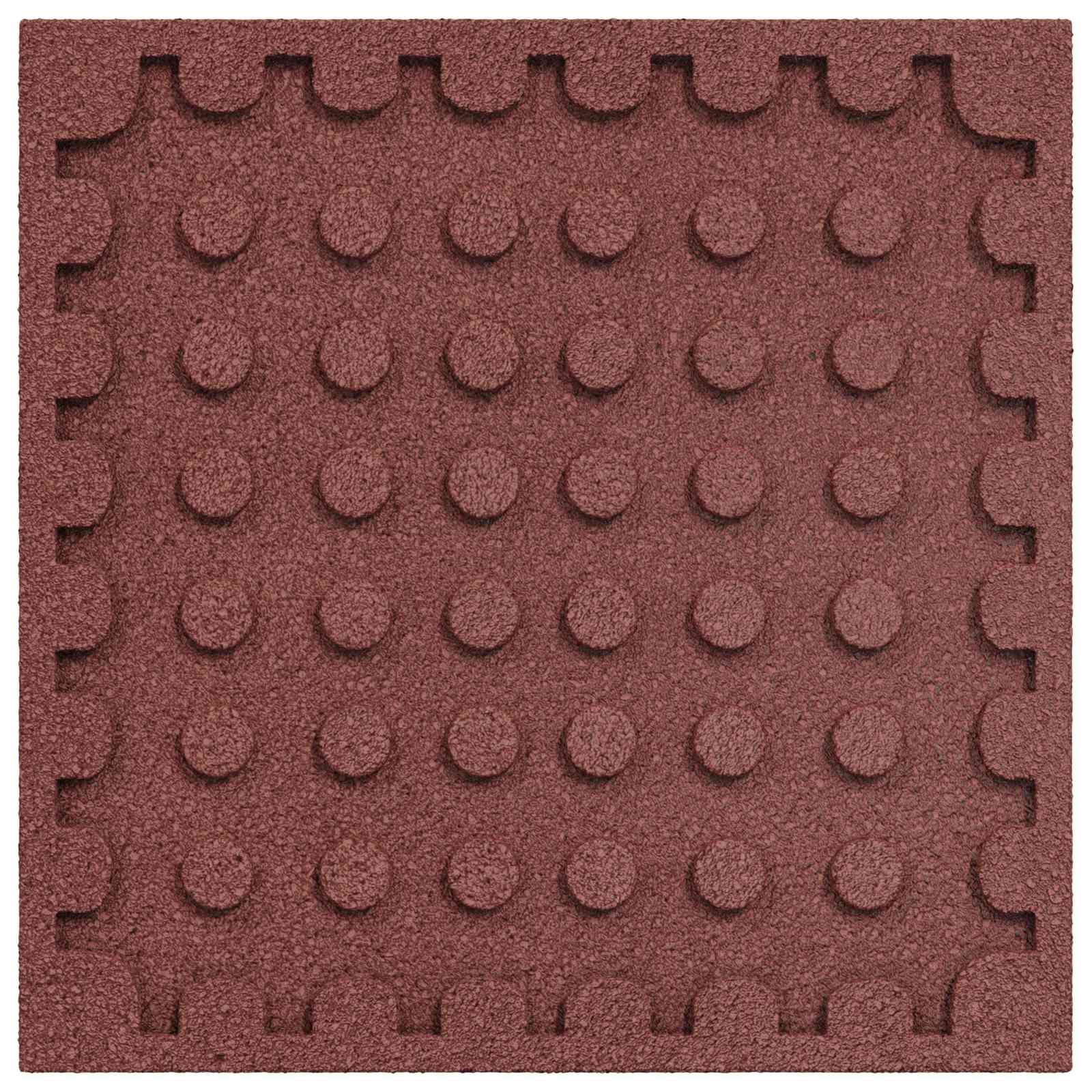 Sturzschutzfliesen 12 Pcs 50 X 50 Cm Gummi