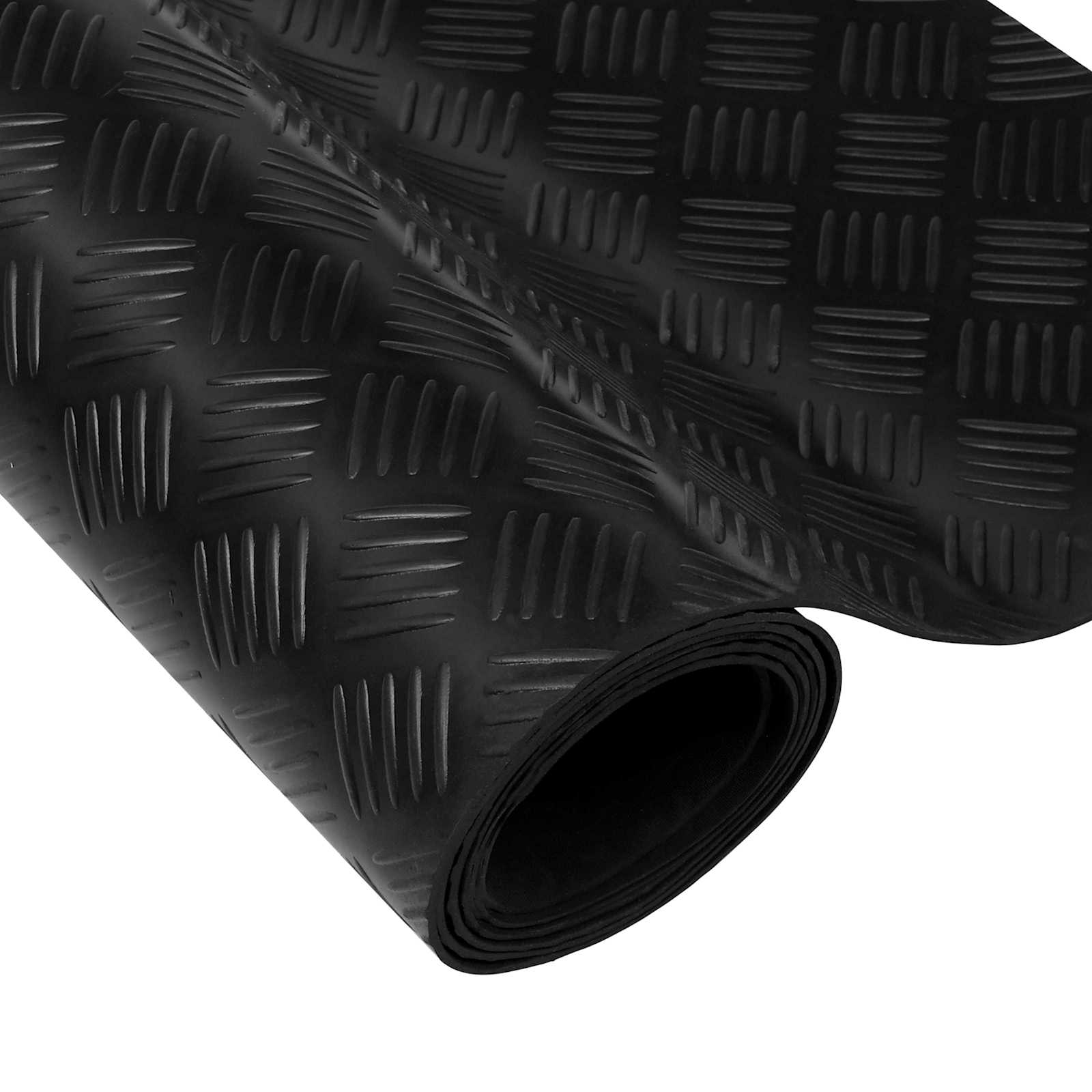 Bodenbelag Schwarz Gummi