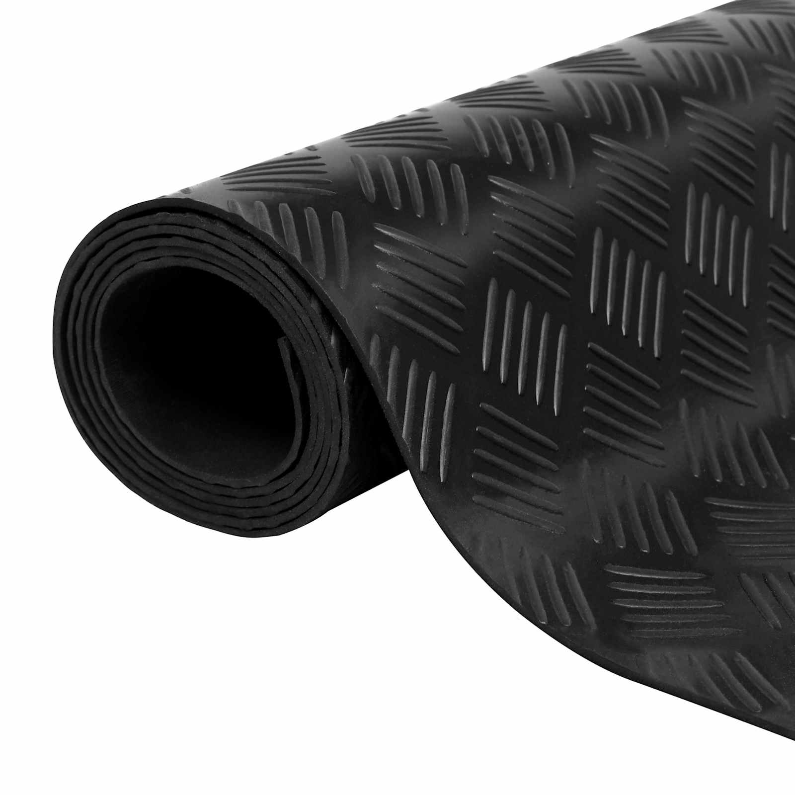 Bodenbelag Schwarz Gummi