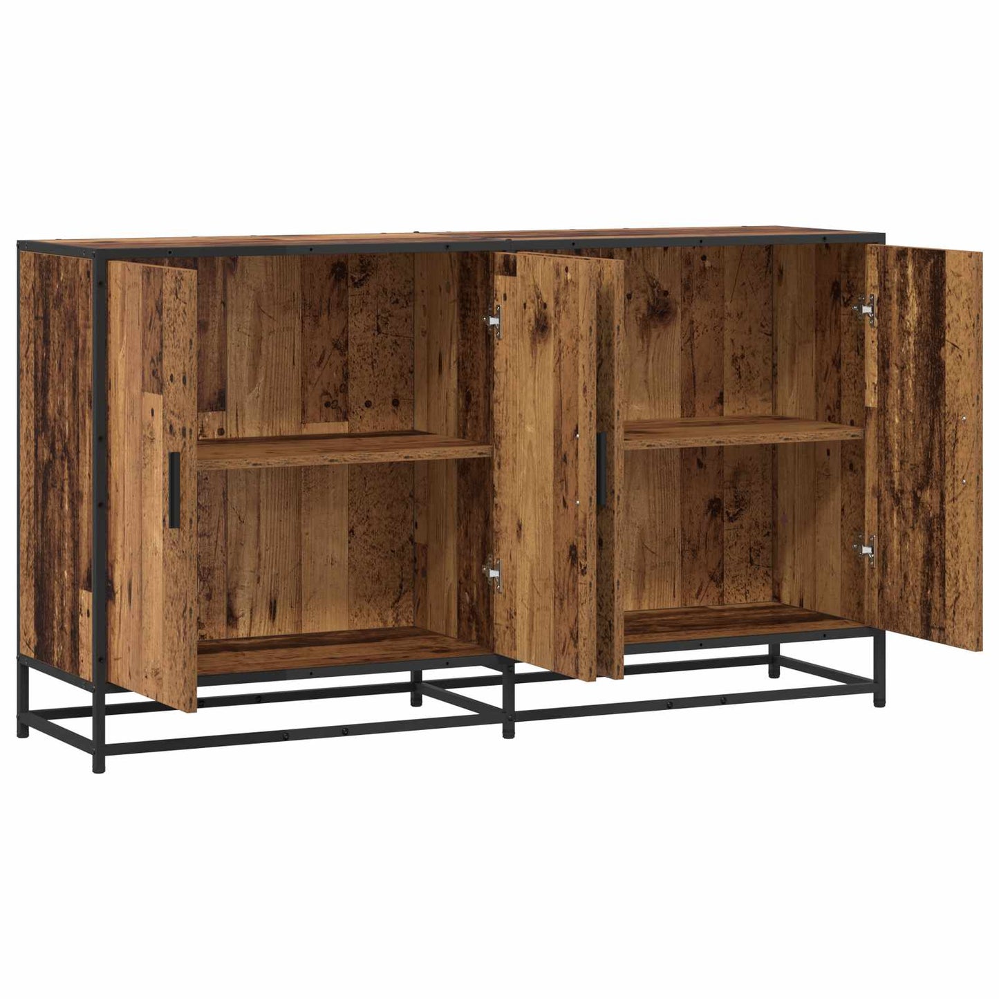 Sideboard 134 X 35 X 76 Cm Holzwerkstoff