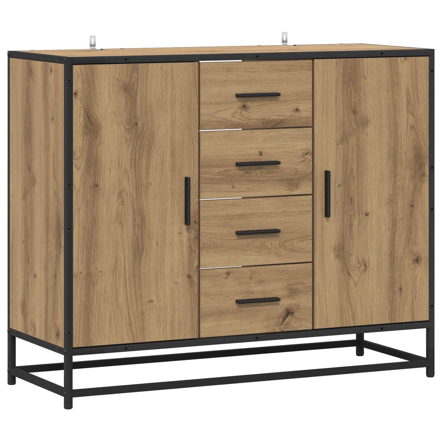 Sideboard 92 X 35 X 76 Cm Holzwerkstoff