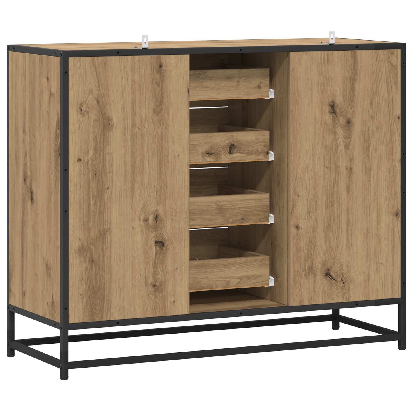 Sideboard 92 X 35 X 76 Cm Holzwerkstoff