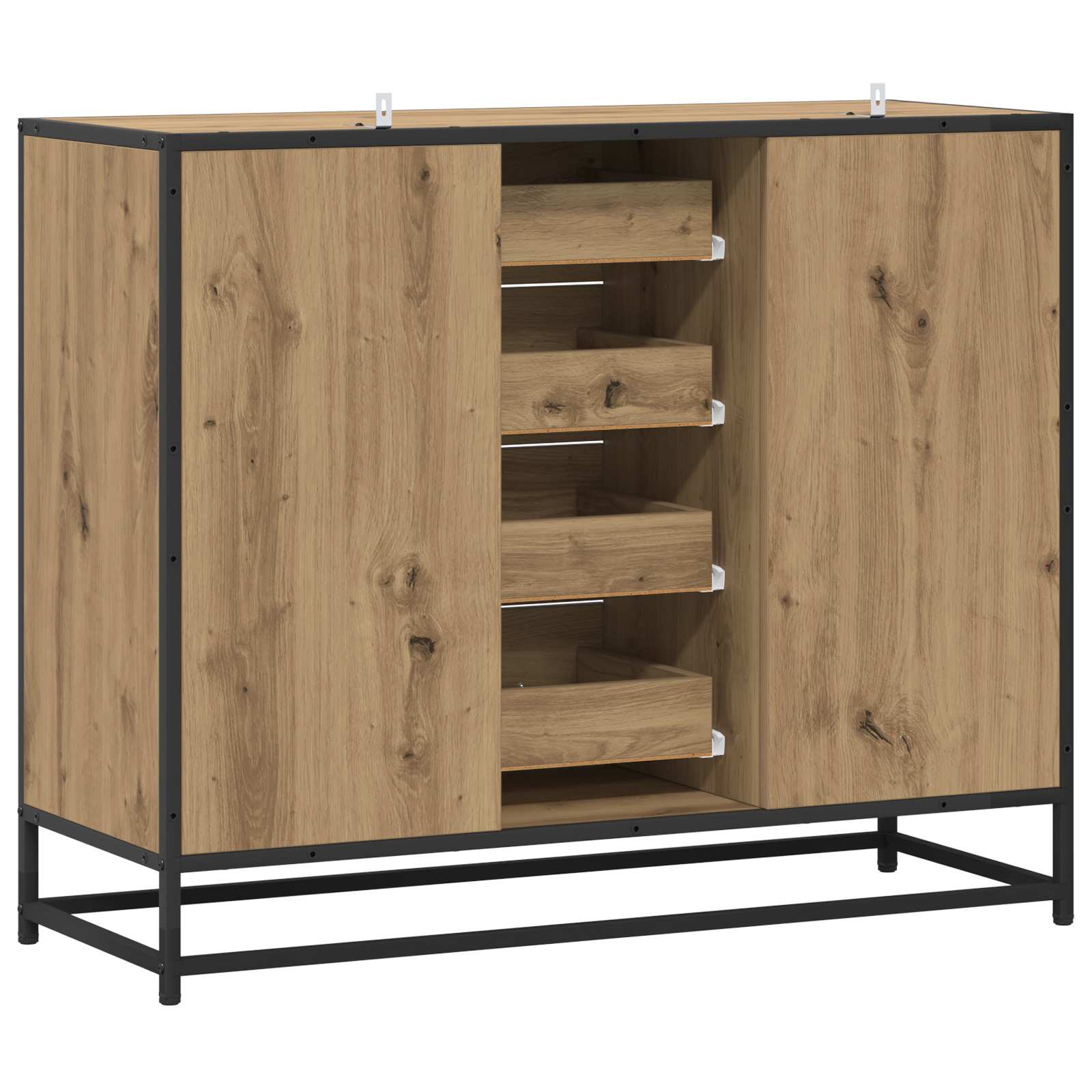 Sideboard 92 X 35 X 76 Cm Holzwerkstoff
