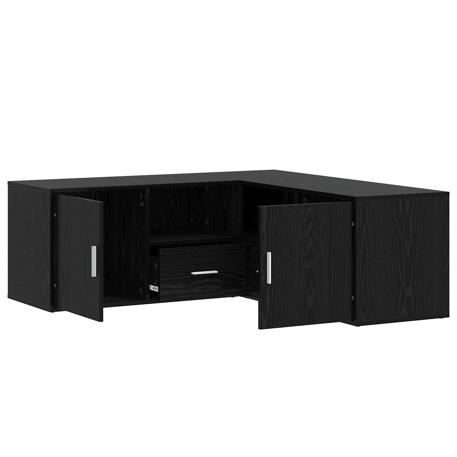 Eckschrank Schwarze Eiche 200 X 40 X 45 Cm Holzwerkstoff