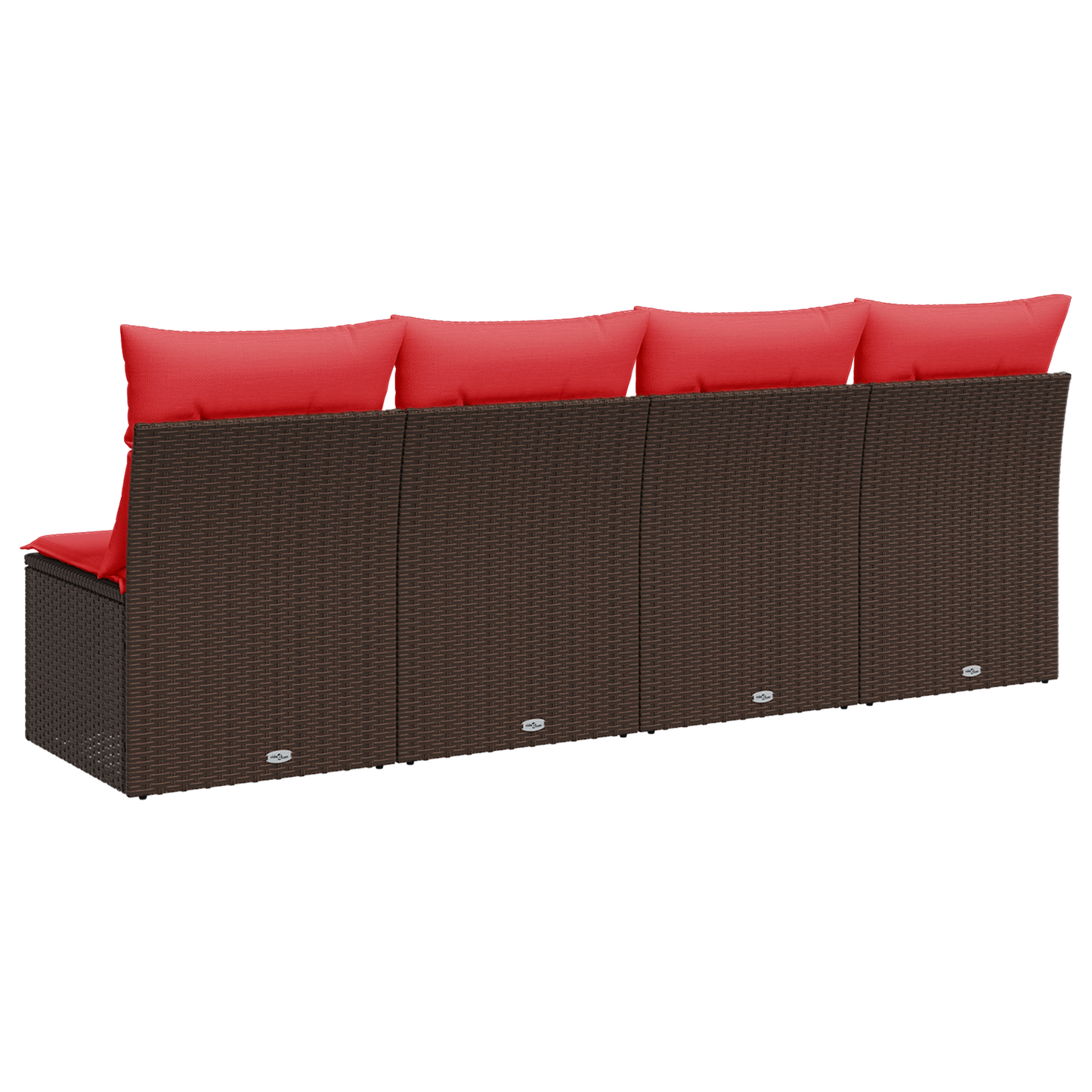 | Garten-Sofa | Mit Kissen 227 X 62 X 69 Cm Poly-Rattan